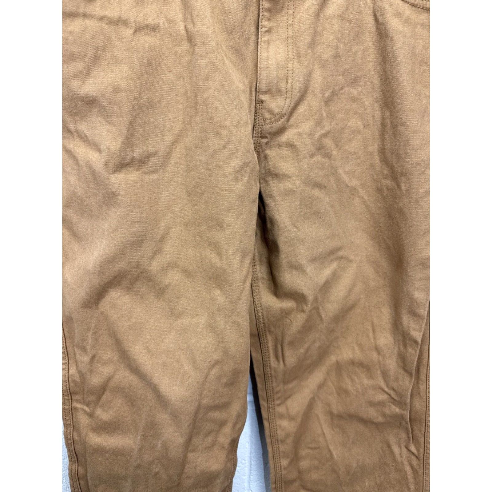 Eddie Bauer Eddie Bauer Workwear Brown Canvas Pants Relaxed Fit 38x32 Utility Men’s Size US 38 / EU 54 - 5 Thumbnail