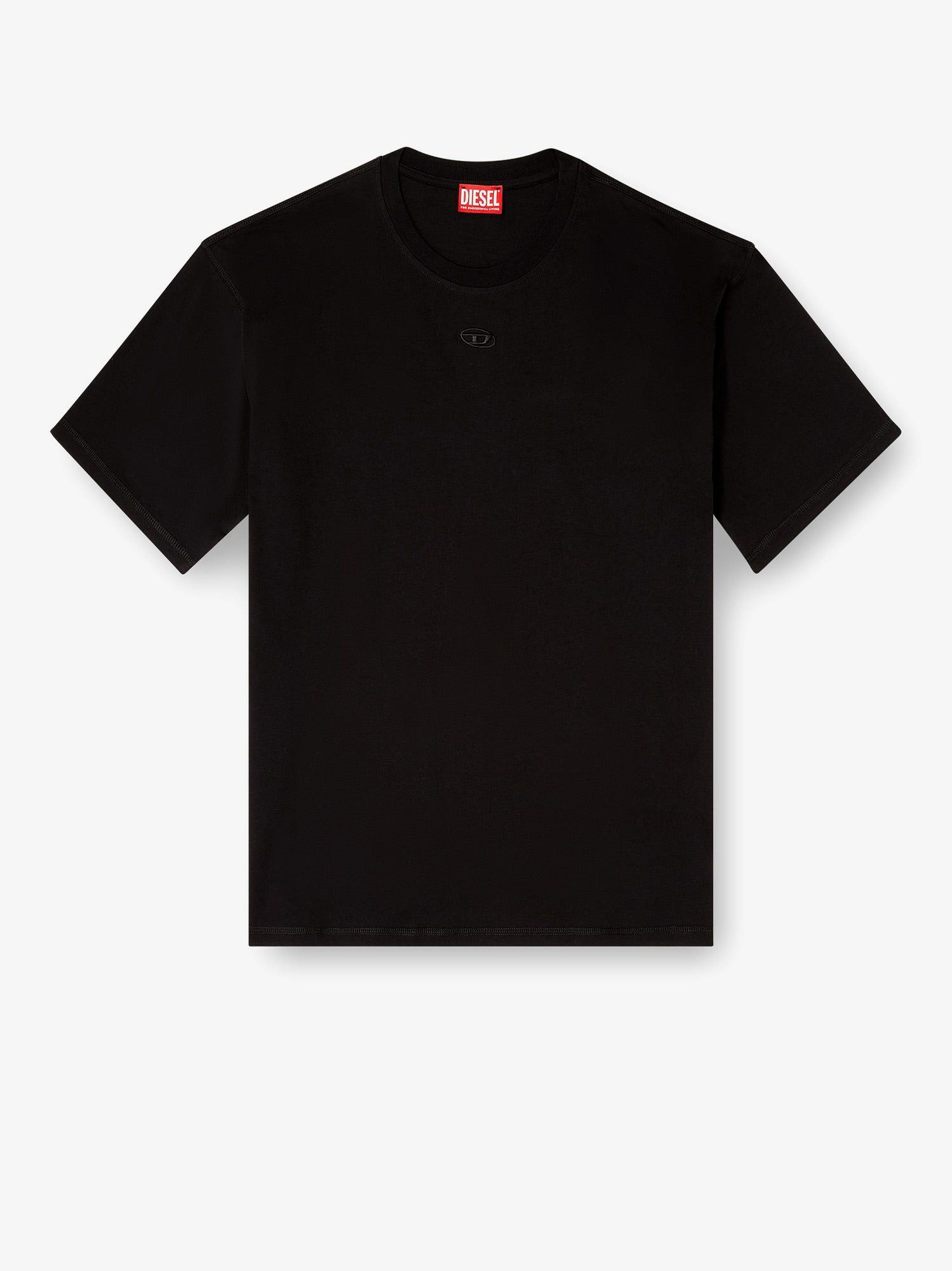 Diesel Cotton T-Shirt With Embroidered Logo On The Front Size US XXL / EU 58 / 5 - 1 Thumbnail