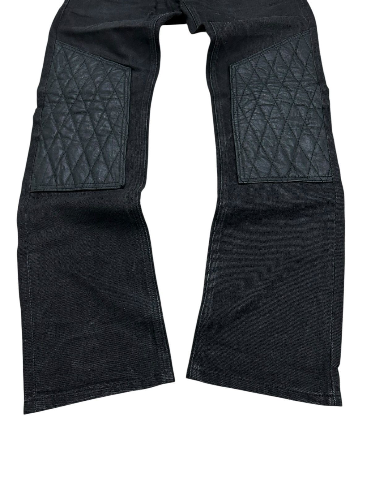 Hysteric Glamour Union Made Selvedge Neo Biker Leather Padded Racing Sport Size US 30 / EU 46 - 5 Thumbnail