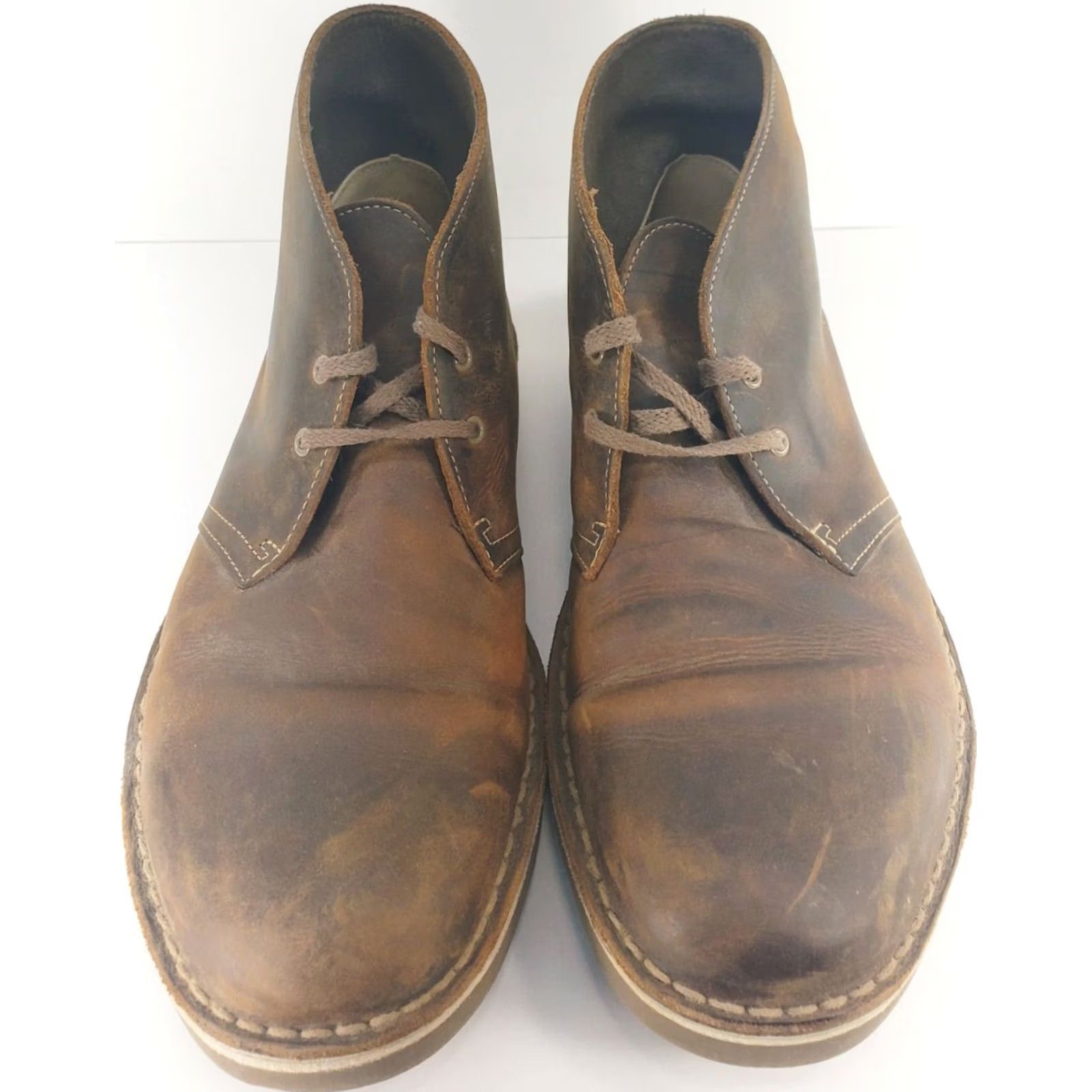 Clarks Collection by Clarks Bushacre 2 Desert Chukka Boot Mens 9M Beeswax Nubuck Finish Boots Mens 9 Size US 9 / EU 42 - 3 Thumbnail