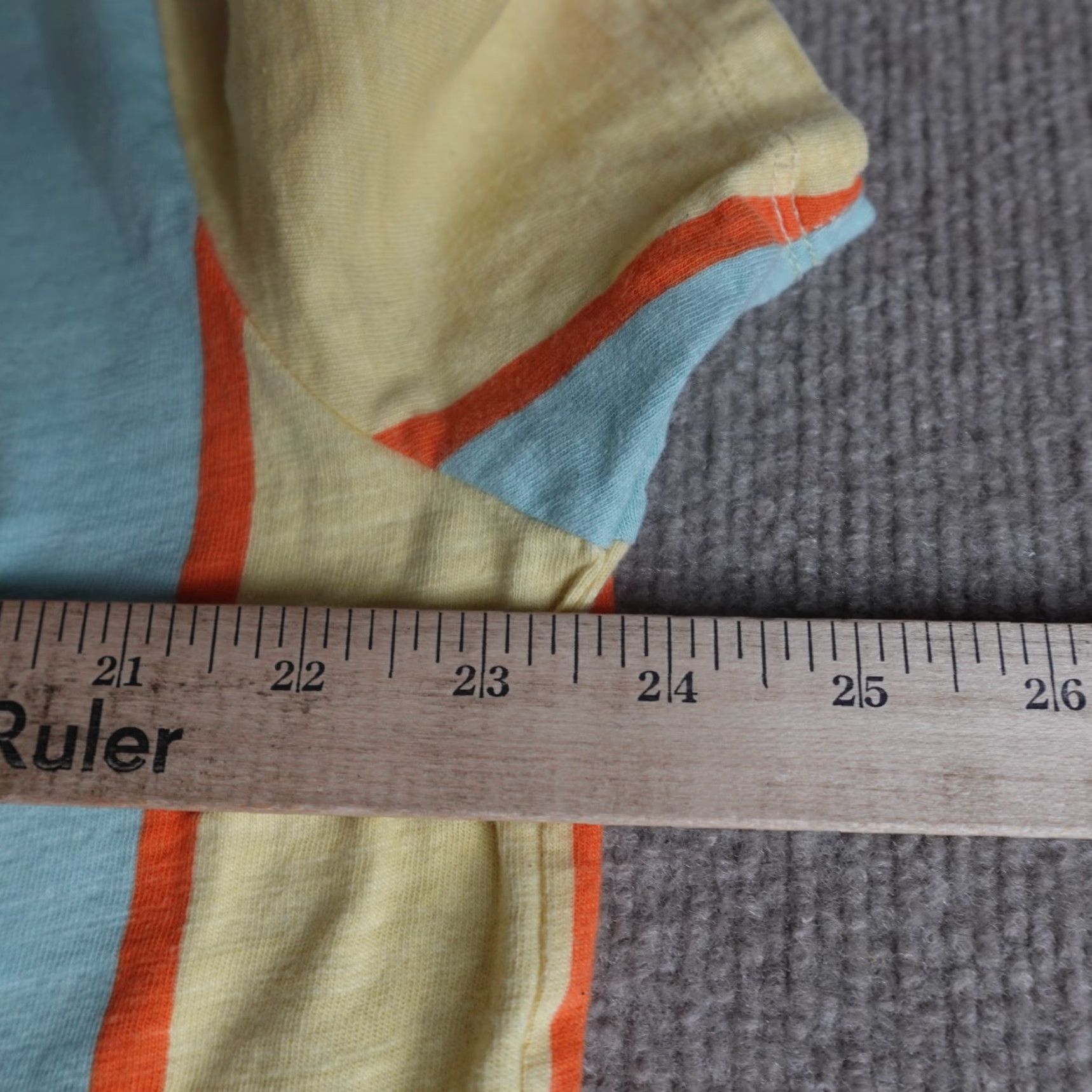 Guess Guess x A Rocky Shirt XL Blue Yellow Striped Embroidered Size US XL / EU 56 / 4 - 8 Thumbnail