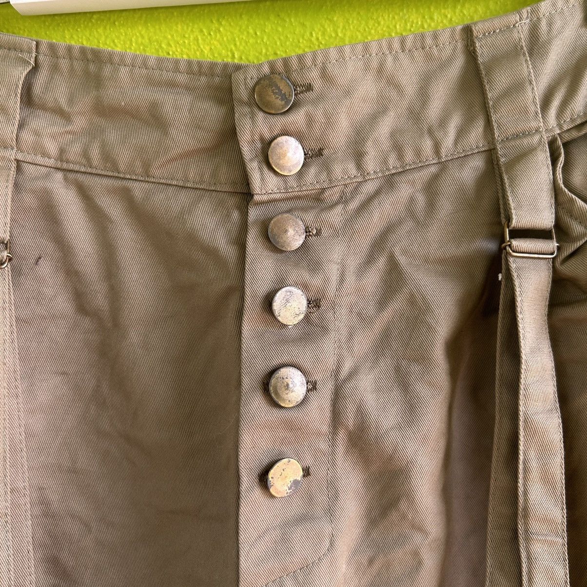 Vintage Vintage Open Mind Drop Crotch Bondage Stretchable Waist Pant Size US 31 - 4 Thumbnail
