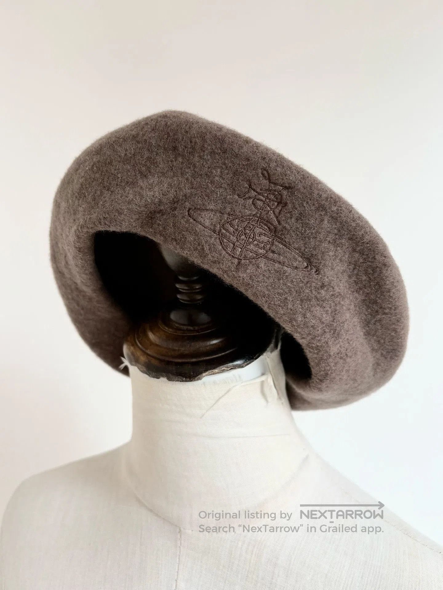 Vivienne Westwood Vivienne Westwood Vintage Brown Saturn Beret. Size ONE SIZE - 1 Thumbnail