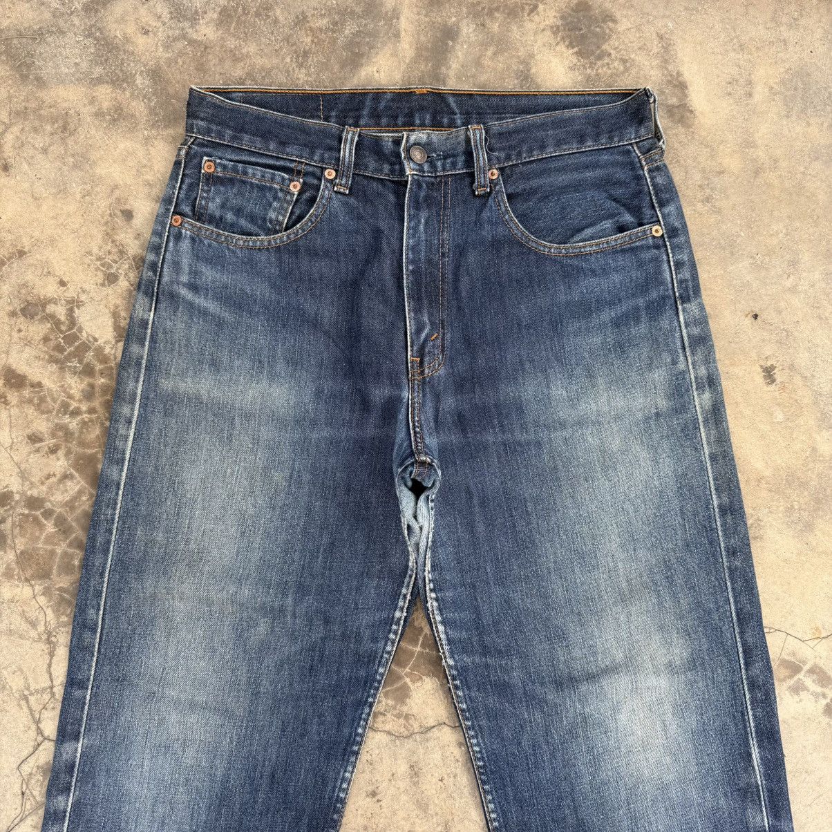 Levi's Vintage Clothing VINTAGE LEVI’S 512 FADED JEAN DENIM PANTS Size US 33 - 2 Thumbnail
