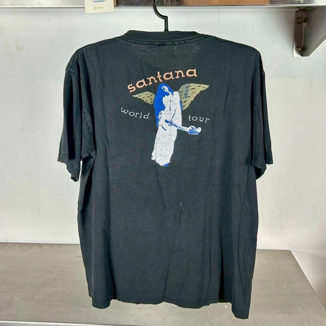 Vintage Vintage 1994 Carlos Santana World Tour Concert Promo T-Shirt Size US L / EU 52-54 / 3 - 3 Thumbnail