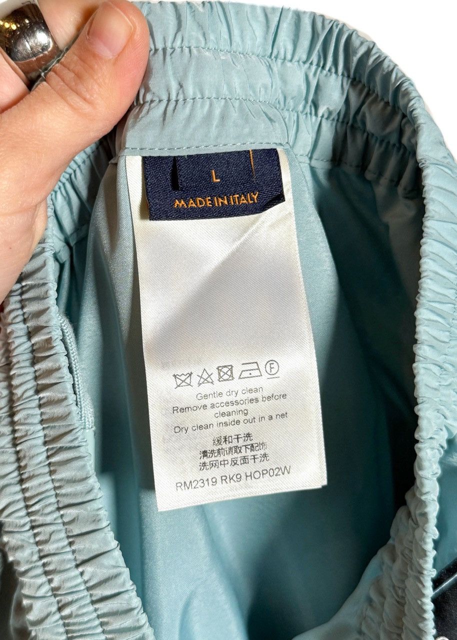 Louis Vuitton Louis Vuitton SS23 Teal Mix Material Wool Blend Track Pants Size US 36 / EU 52 - 10 Thumbnail