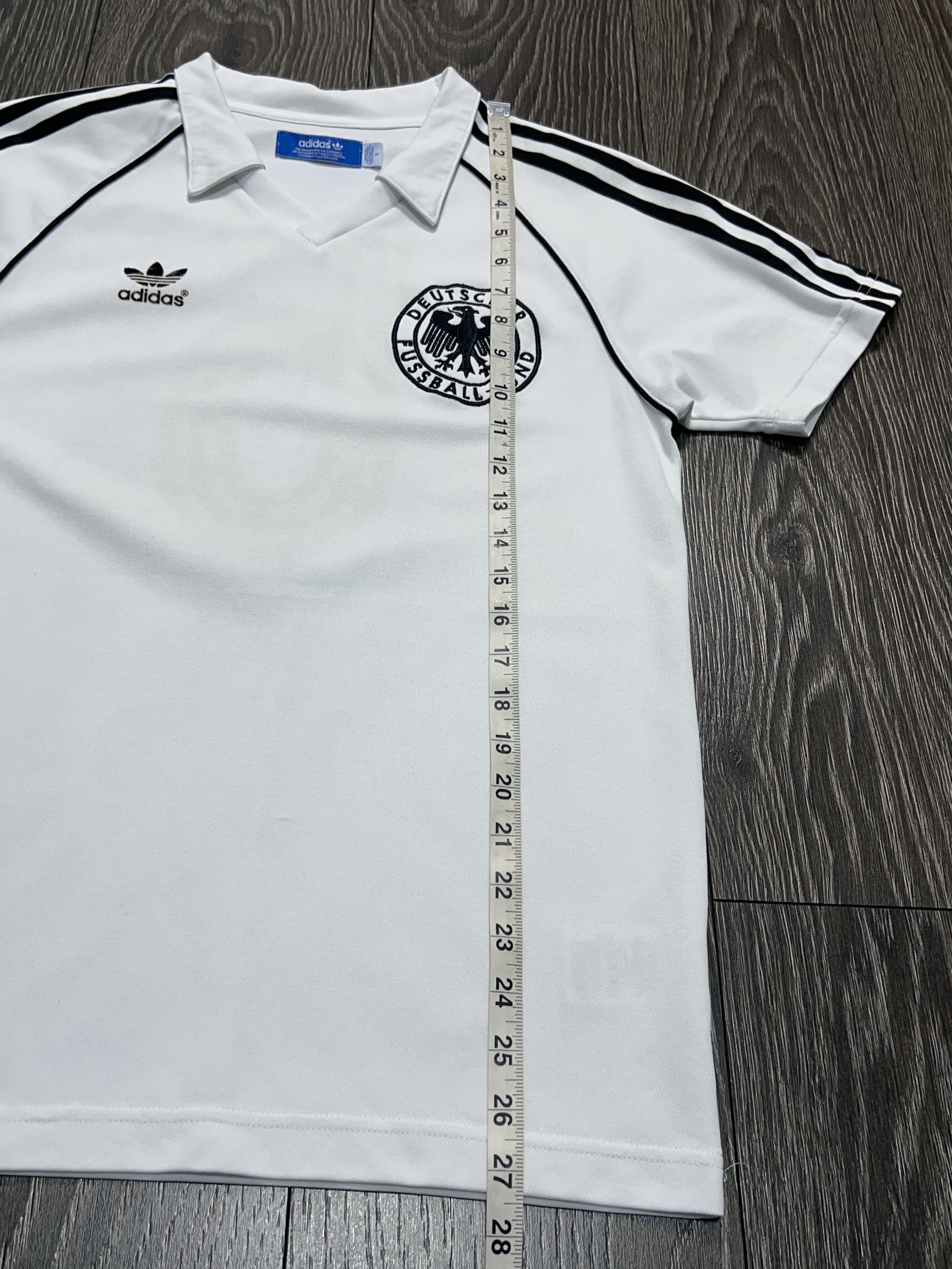 Adidas #5 Germany DFB 1980s Retro Football Soccer Jersey Shirt Size US S / EU 44-46 / 1 - 7 Thumbnail