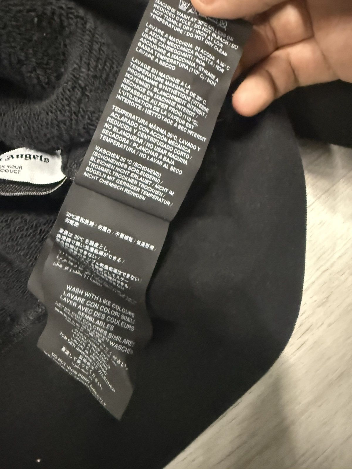 Palm Angels Black Hoodie