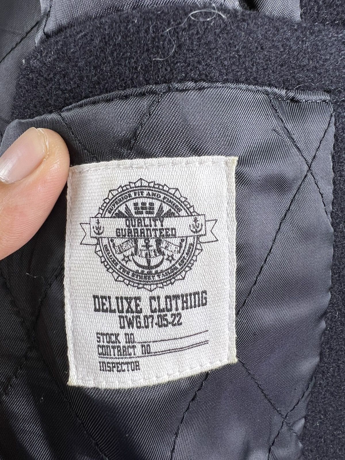Japanese Brand 🔥 DELUXE CLOTHING STREET TAILOR MILITARY STYLE PEACOAT - M Size US S / EU 44-46 / 1 - 13 Thumbnail