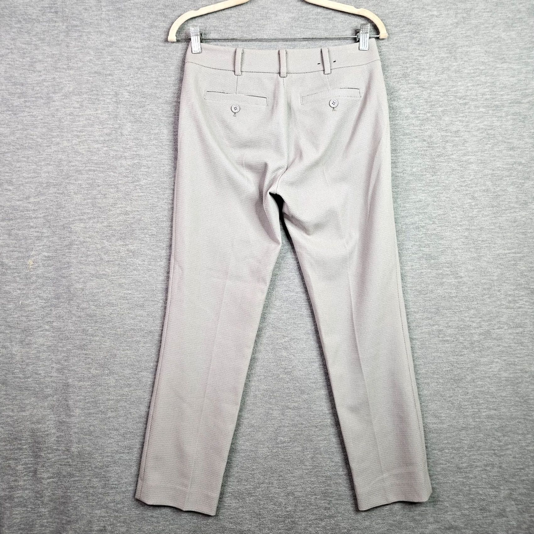 Club Monaco Club Monaco Pants Women Size 2 Light Grey Slim Straight Casual Minimalist Size 26" / US 2 / IT 38 - 2 Thumbnail