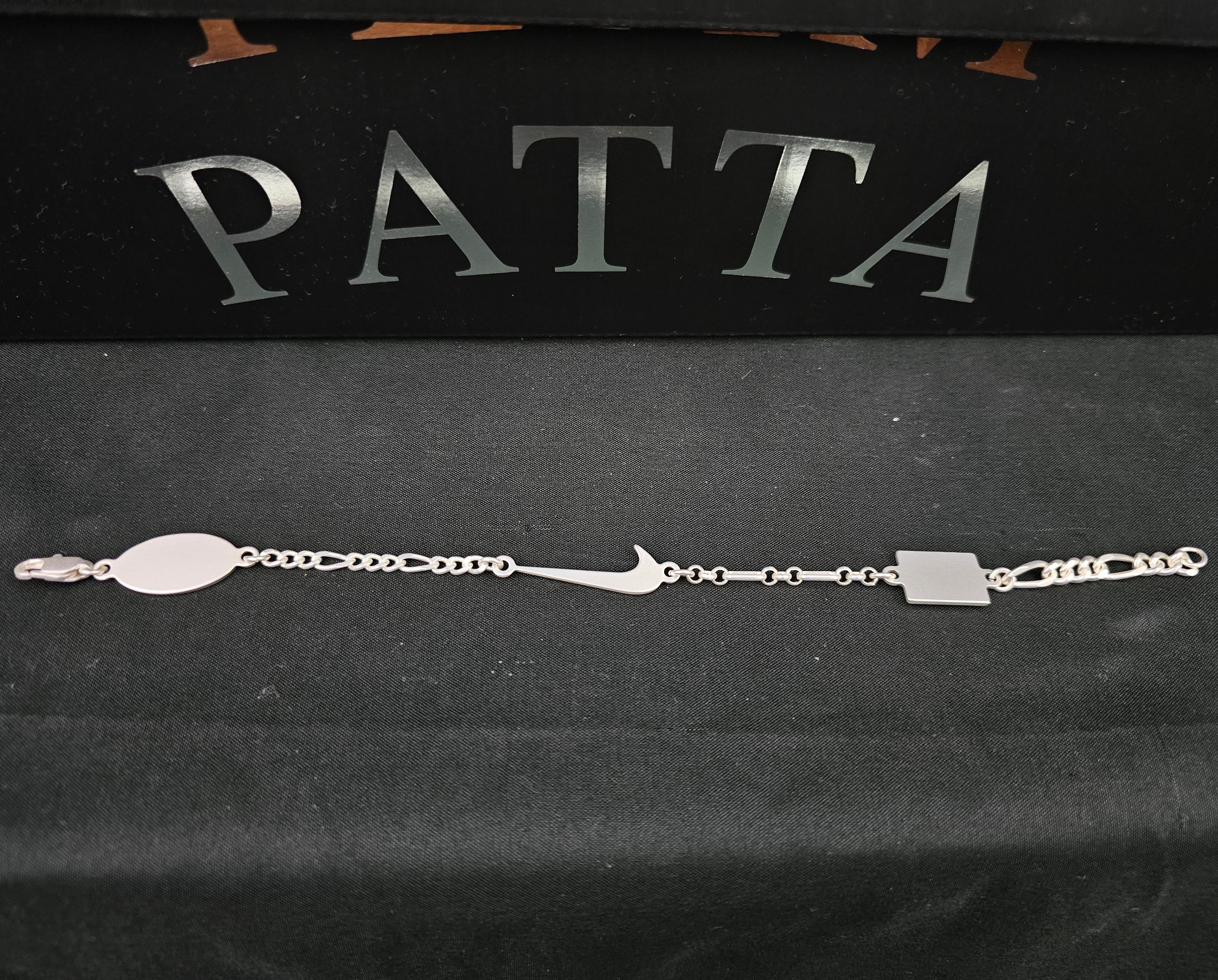 Nike × Patta Nike Air Max 1 Patta Waves Black (with braclet) BRAND NEW Size US 11.5 / EU 44-45 - 14 Thumbnail
