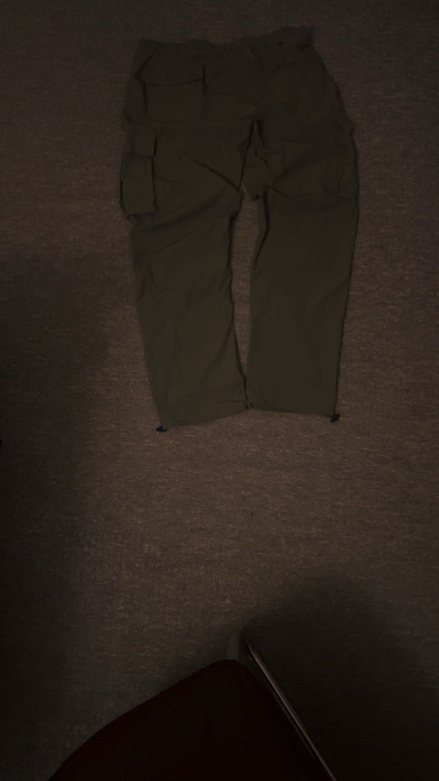 Fashion Nova Novemen Green Cargo Trousers Size US 38 / EU 54 - 4 Thumbnail