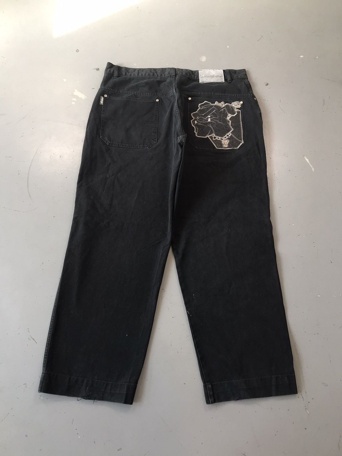 Vintage Vintage SOHK patch work straight fit denim Size US 40 / EU 56 - 1 Thumbnail