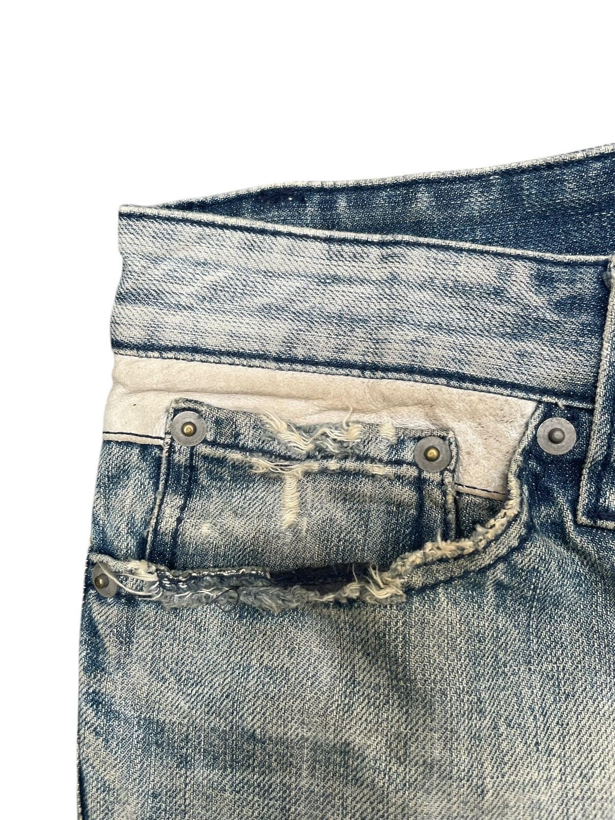 Japanese Brand Buona Giornata Distresed Denim Size US 32 / EU 48 - 7 Thumbnail