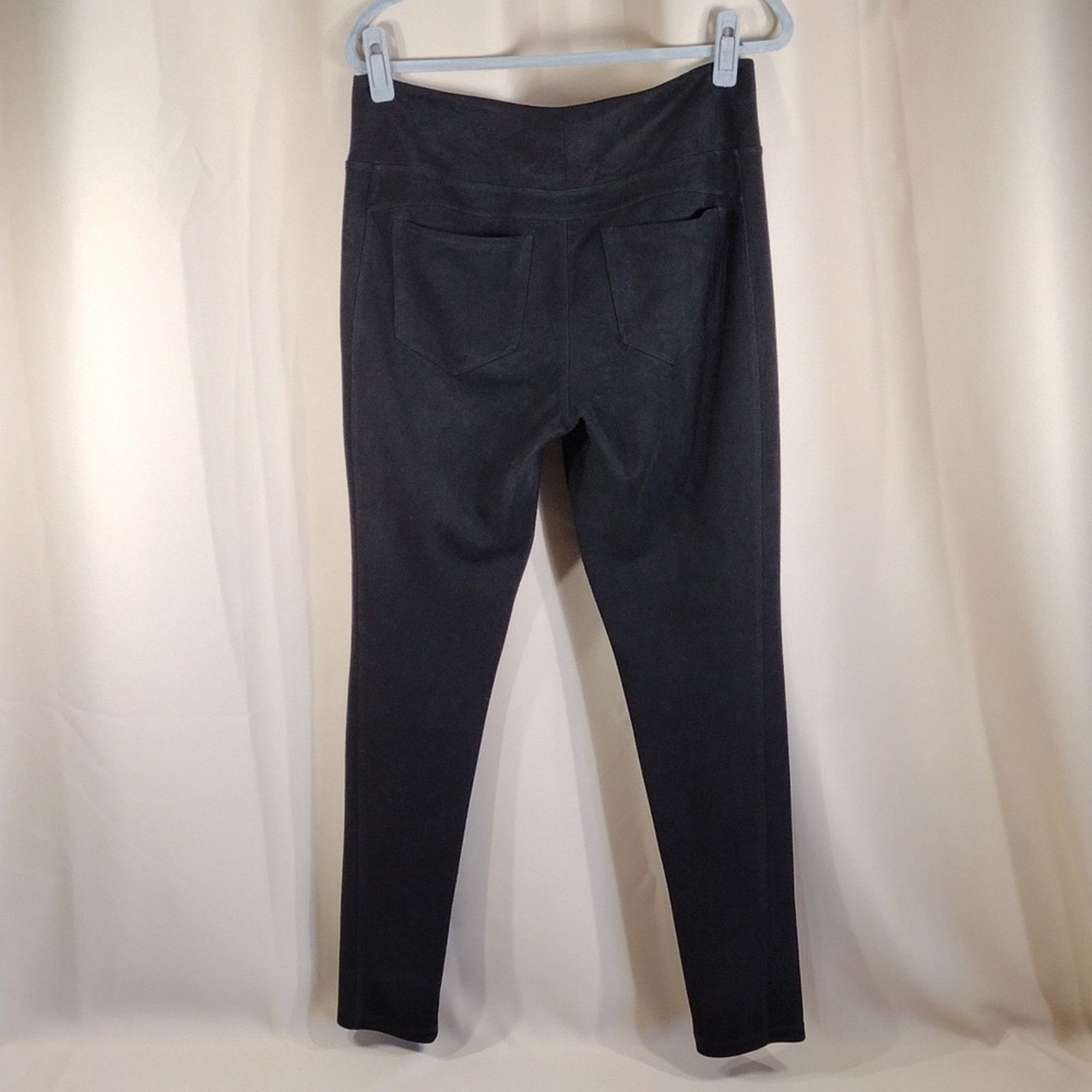 Other Vylette Juniors Seude Black High-Waisted Stretchy Leggings Size 34" / US 12 / IT 48 - 2 Thumbnail