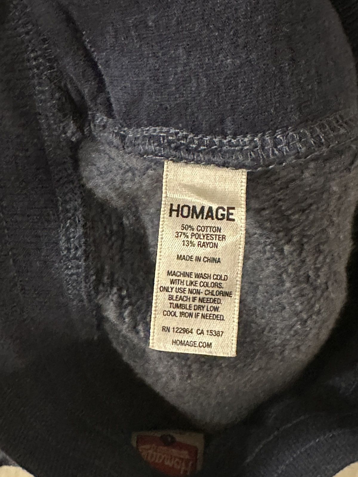 Homage Men's Homage Go-To Sweat Shorts Navy Blue Size L Large Used Size US 36 / EU 52 - 5 Thumbnail