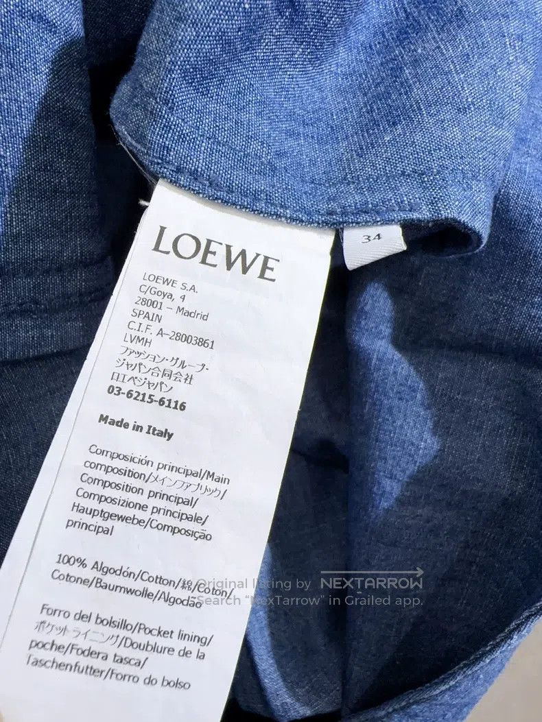 Loewe Loewe Denim Dress Size XXS / US 00 / IT 34 - 7 Thumbnail