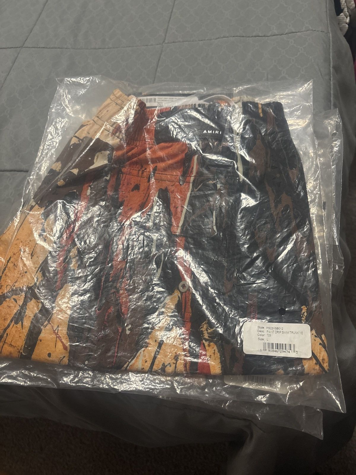 Amiri Amiri Drip Swim trunks Size US 34 / EU 50 - 9 Thumbnail