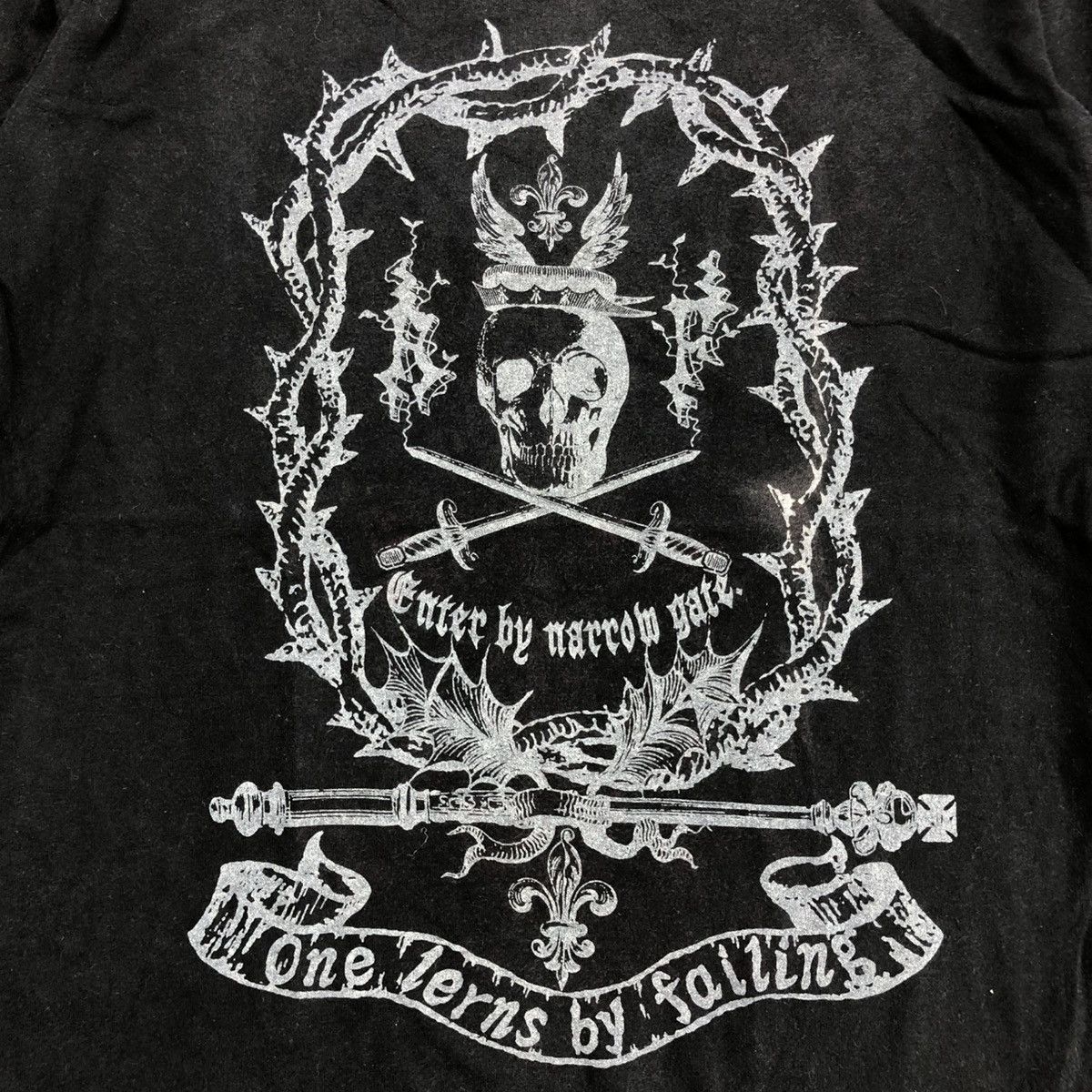 If Six Was Nine × Japanese Brand × Le Grande Bleu (L.G.B.) 2000s Armee Francaise Cross Poem Punk LGB Style Longsleeve Size US M / EU 48-50 / 2 - 3 Thumbnail