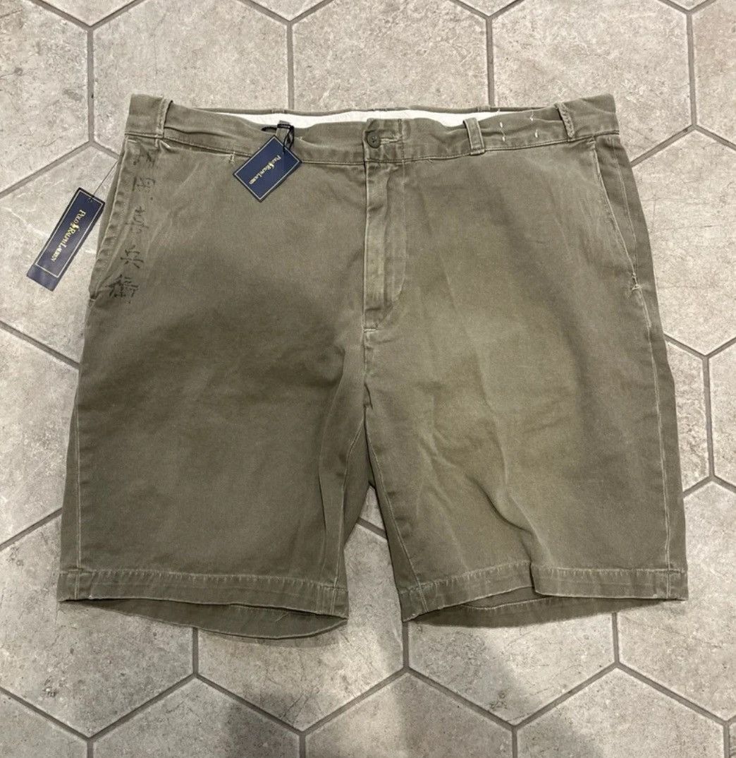 Designer × Polo Ralph Lauren × Vintage NWT Polo Ralph Lauren Green Shorts Size US 38 / EU 54 - 1 Thumbnail