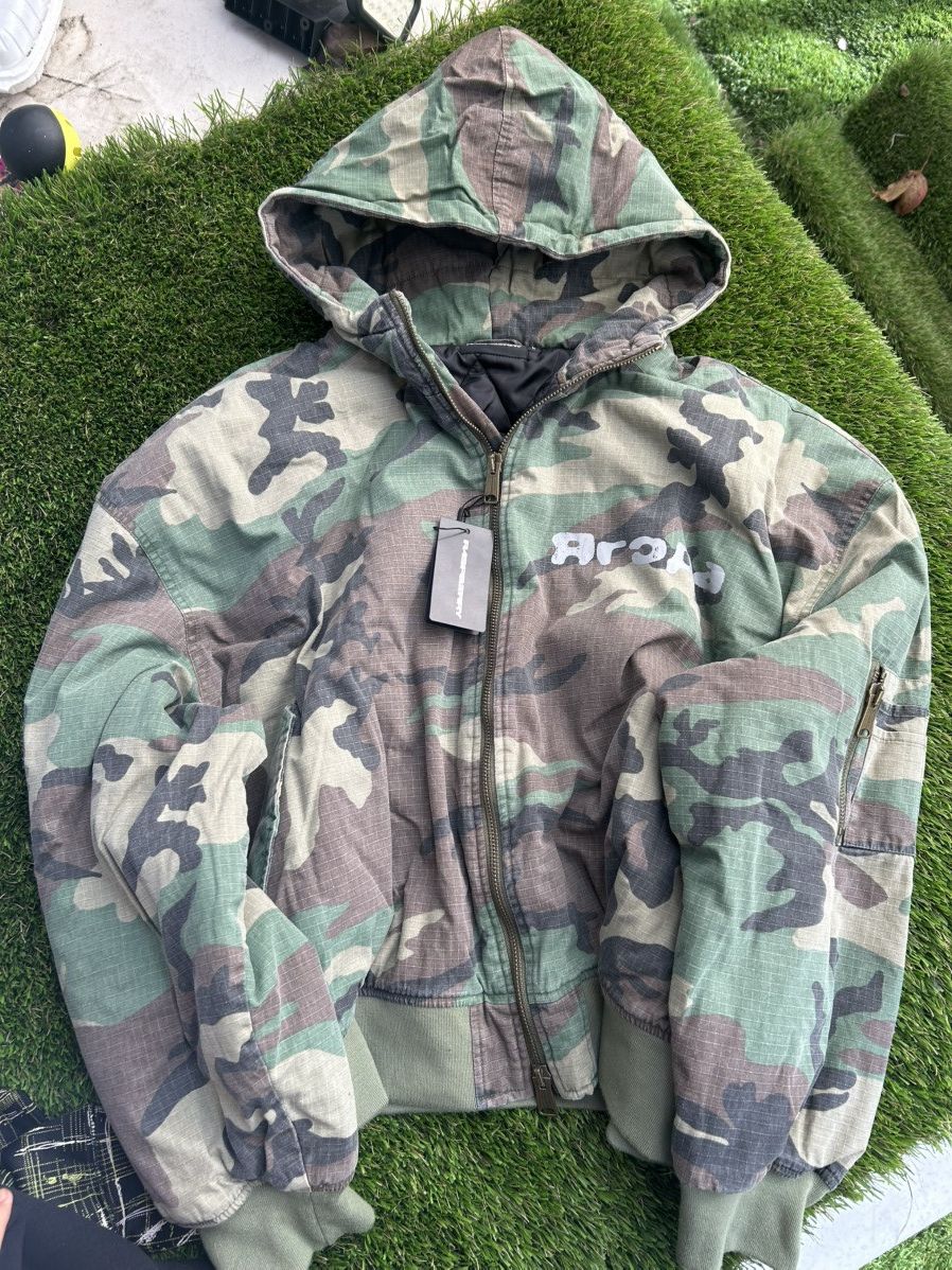 The GV Gallery GV Gallery Camo Bomber Hooded Jacket Size US L / EU 52-54 / 3 - 2 Thumbnail