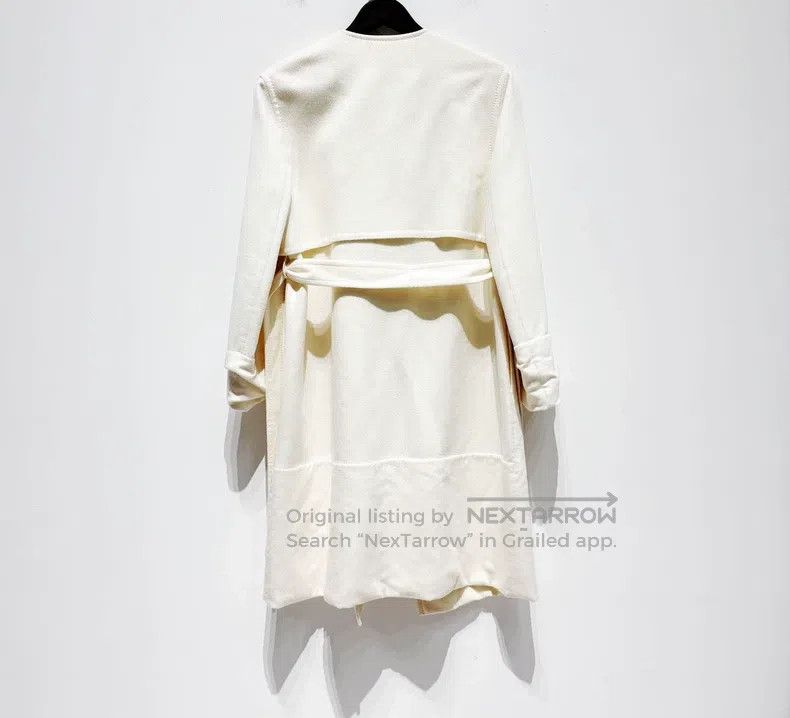 Hermes Hermes Solid Color Casual Long Sleeve Big Coat - Women's - Size XXS / US 00 / IT 34 - 2 Thumbnail