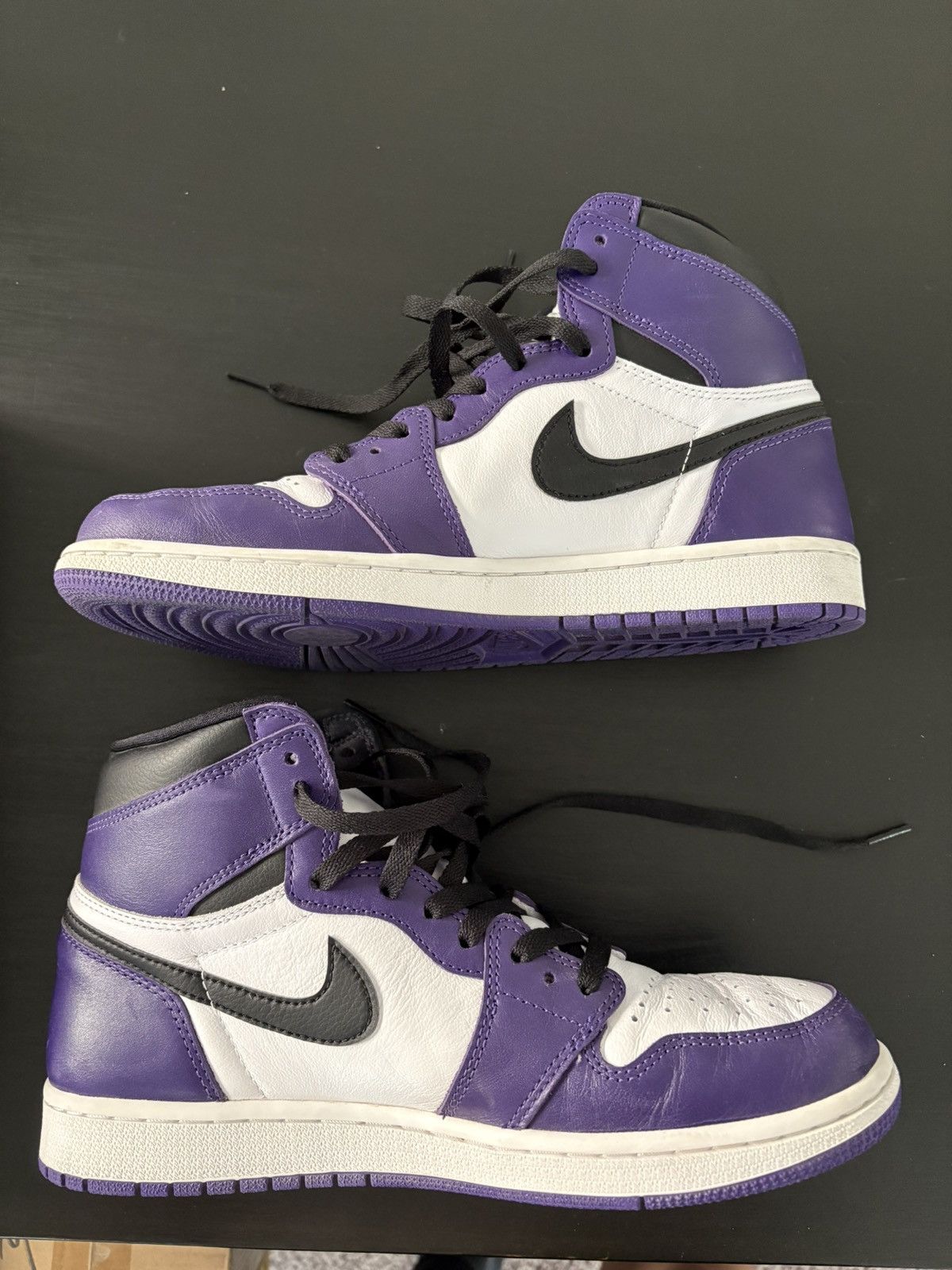 Nike Jordan 1 Court Purple 2.0 sz 9.5 Size US 9.5 / EU 42-43 - 2 Thumbnail