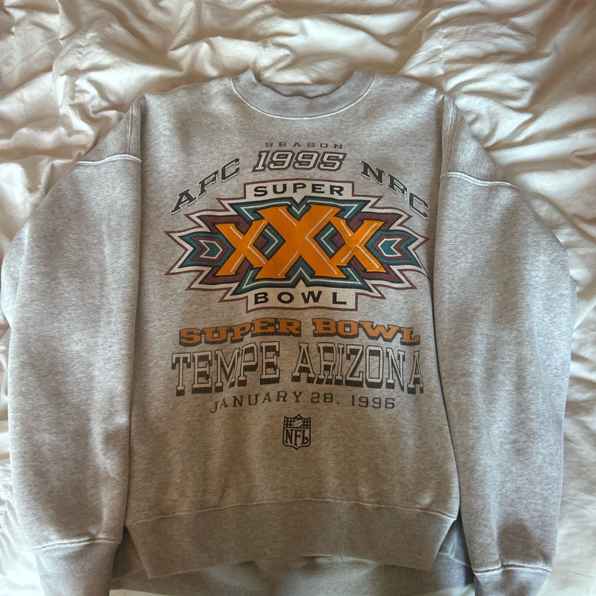 Abercrombie & Fitch × Vintage Abercrombie and Fitch Super Bowl Sweater Size US XL / EU 56 / 4 - 1 Thumbnail