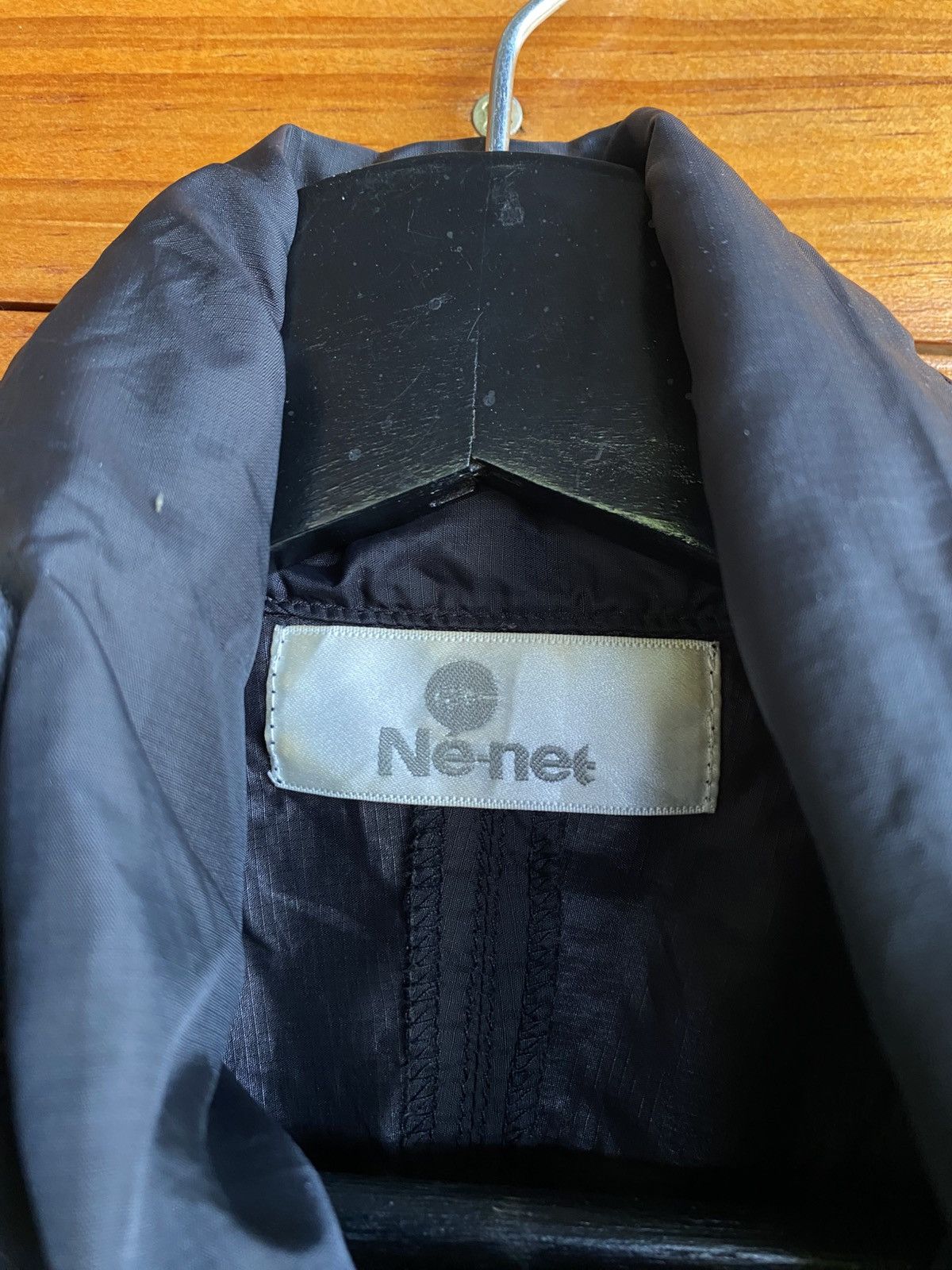 Ne-Net Ne-net Black Cat Face Nylon Windbreaker Jacket – Japan Size US M / EU 48-50 / 2 - 8 Thumbnail