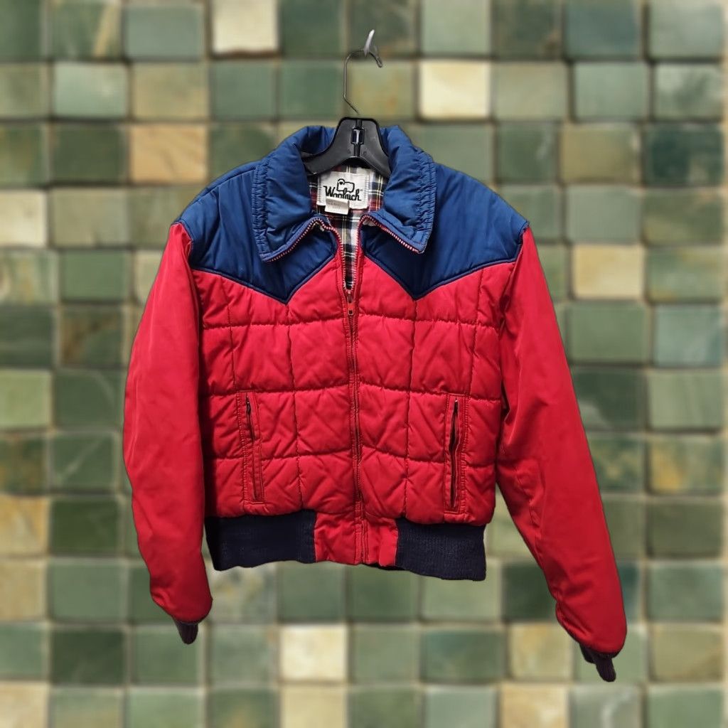 Vintage VINTAGE Woolrich Jacket Mens Puffer Blue Plaid Lined 1960s Size M USA Size US M / EU 48-50 / 2 - 1 Thumbnail