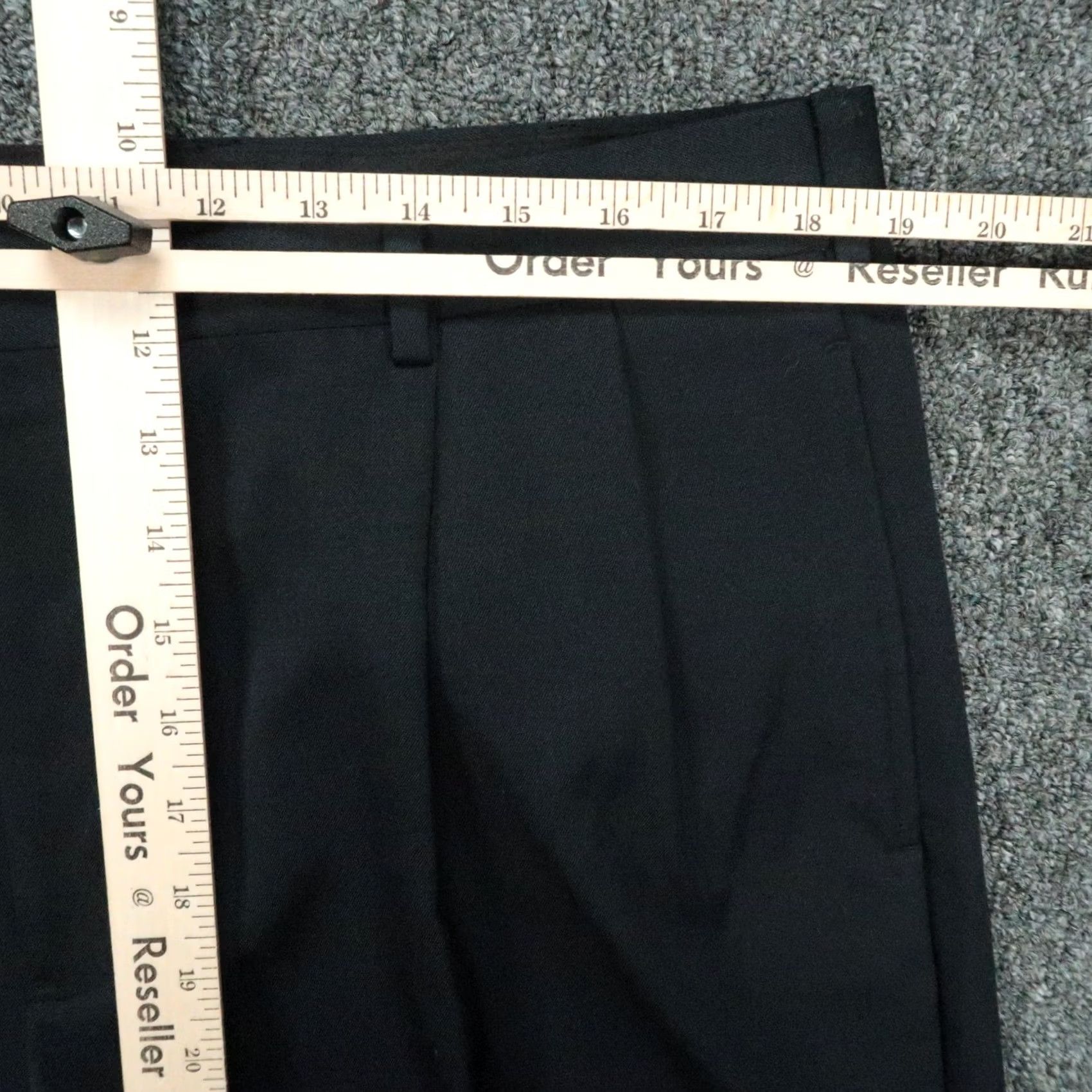 Brooks Brothers Brooks Brothers Mens Pants Black Wool Madison Fit Double Pleat Cuffed 38x32 Size US 38 / EU 54 - 7 Thumbnail