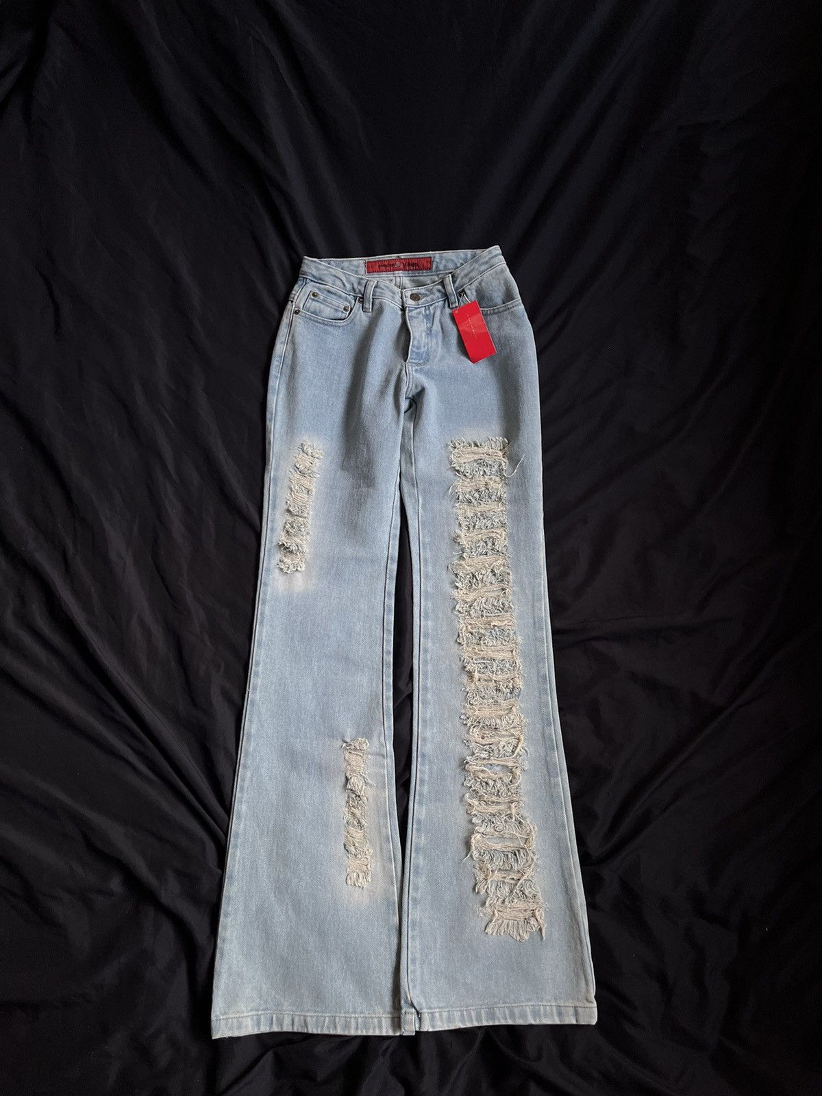 Vintage vintage y2k pacific blue flared jeans Size US 28 / EU 44 - 2 Thumbnail