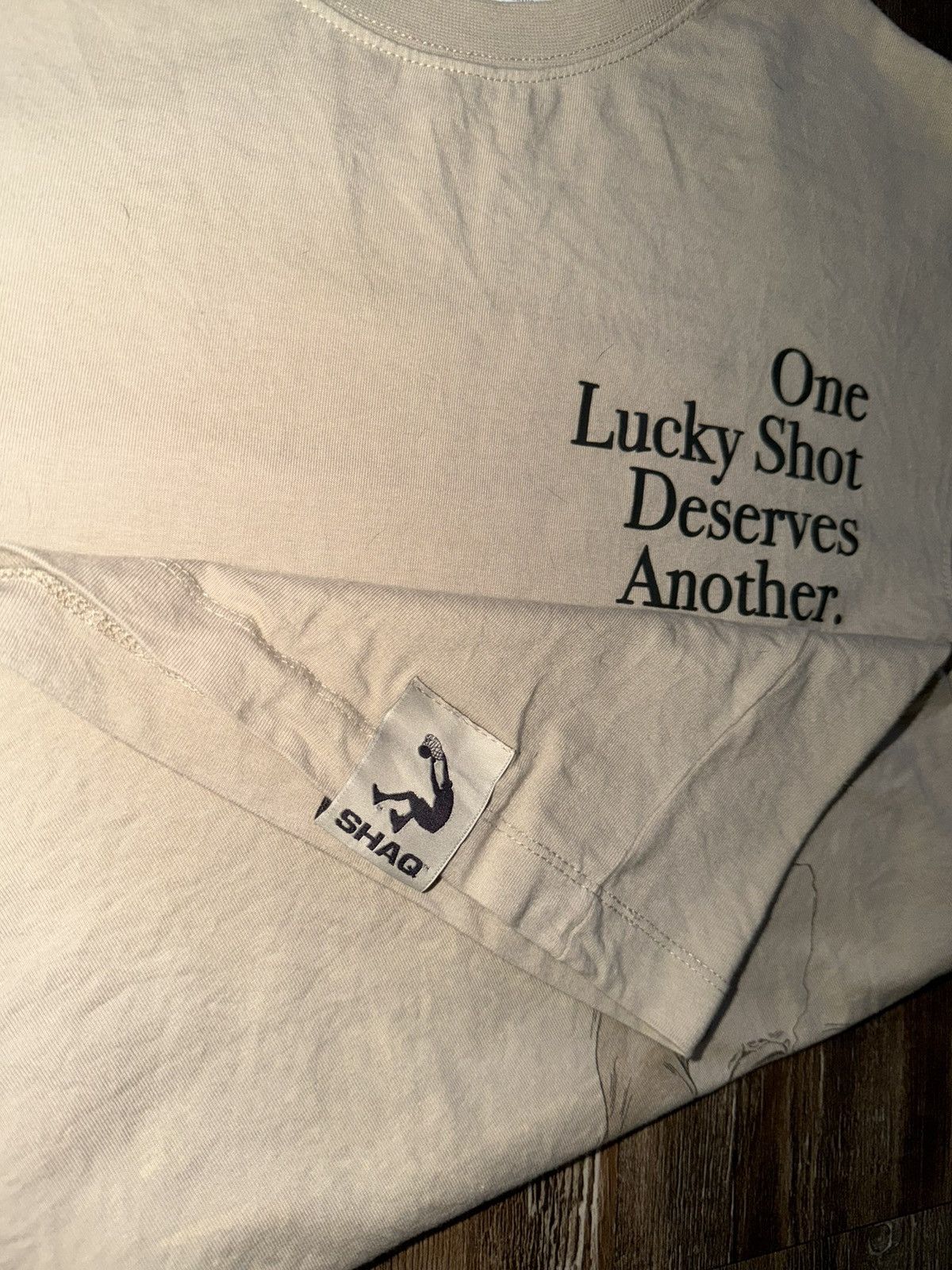 Zara Shaq x Zara Shaquille O’Neal one lucky shot t-shirt small Size US S / EU 44-46 / 1 - 4 Thumbnail