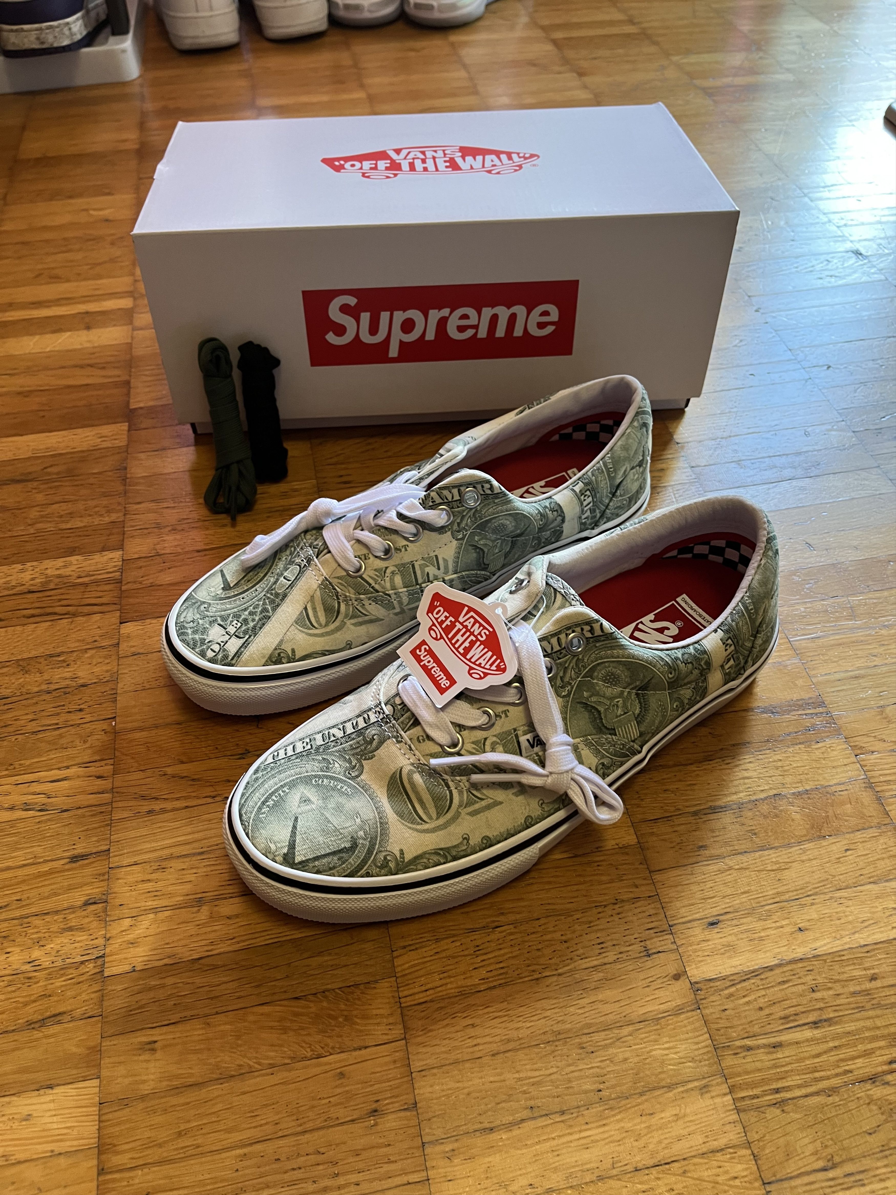 Supreme × Vans Supreme Vans Skate era Dollar Bill | Grailed