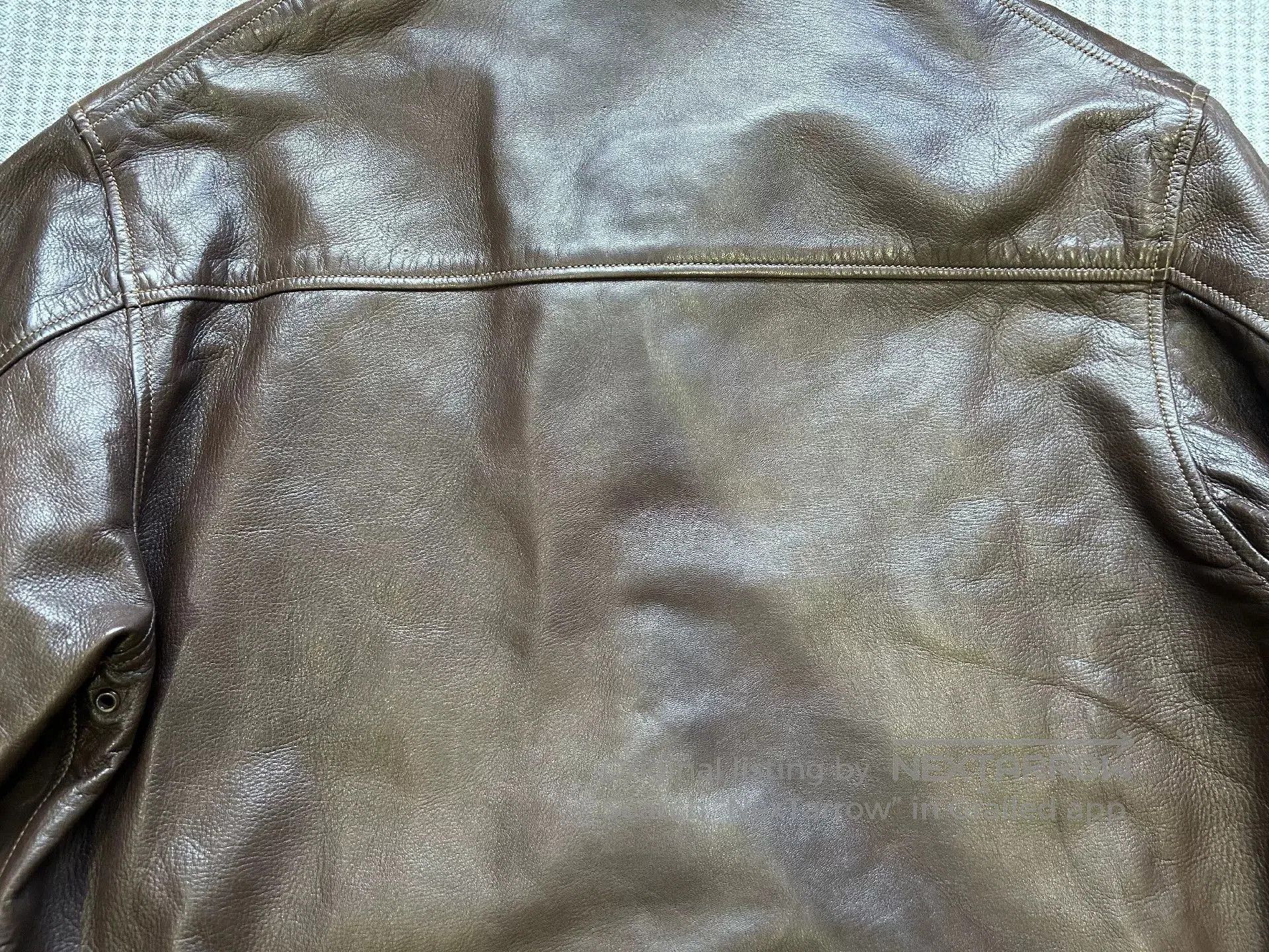 Eastman Leather Clothing eastman leather a1 bomber jacket in brown. Size US M / EU 48-50 / 2 - 6 Thumbnail
