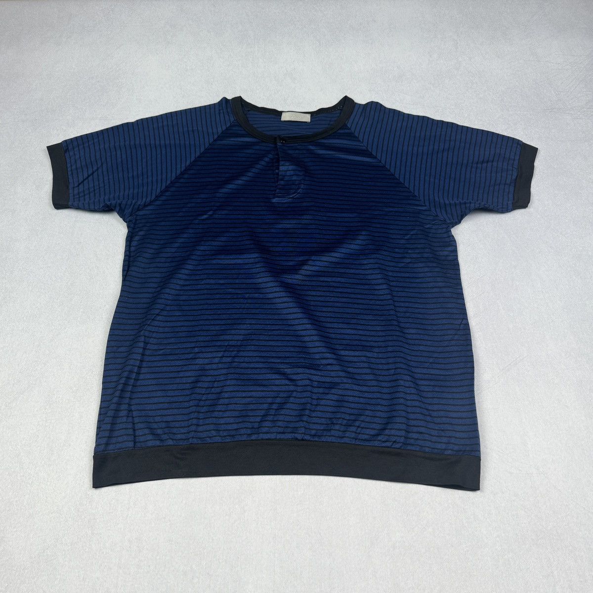 Dior Dior Homme SS06 Striped Henley Shirt Size US S / EU 44-46 / 1 - 3 Thumbnail
