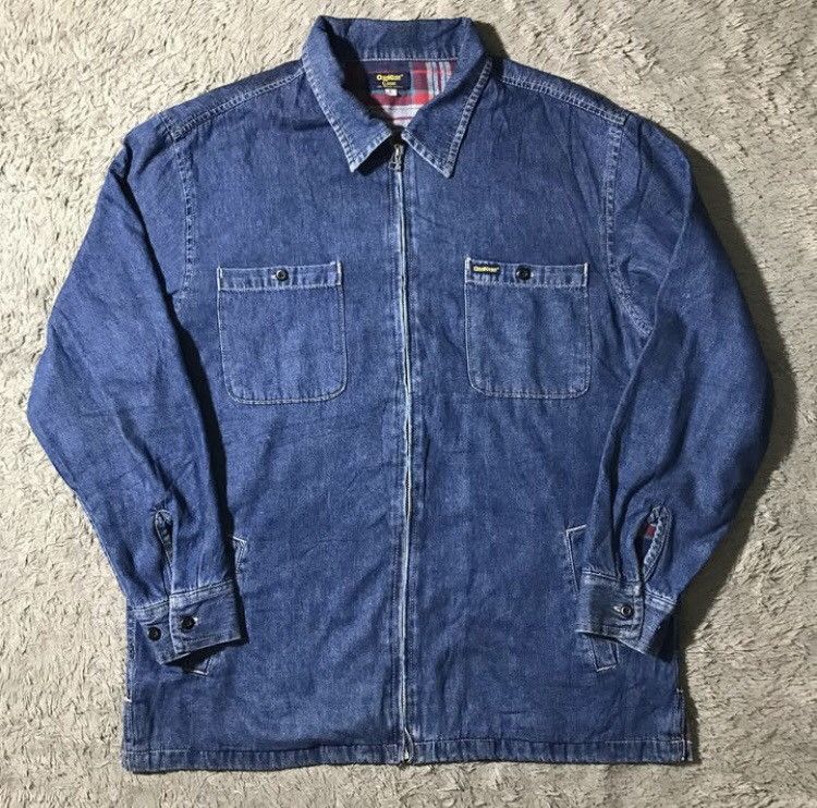 Japanese Brand 💥SOLD 💥VTG OSHKOSH DOUBLE POCKET DENIM JACKET Size US L / EU 52-54 / 3 - 1 Thumbnail