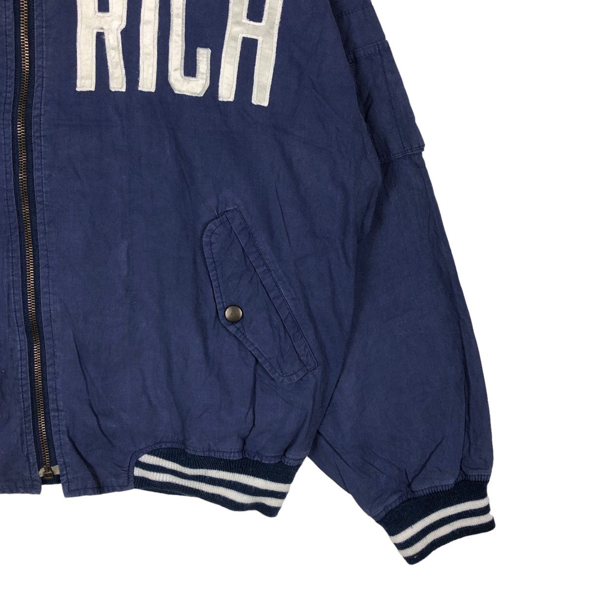 Toyo Enterprises 🔥90s Bomber Jacket Hollywoods 50Years Golden Ears Diet Rich Size US M / EU 48-50 / 2 - 6 Thumbnail