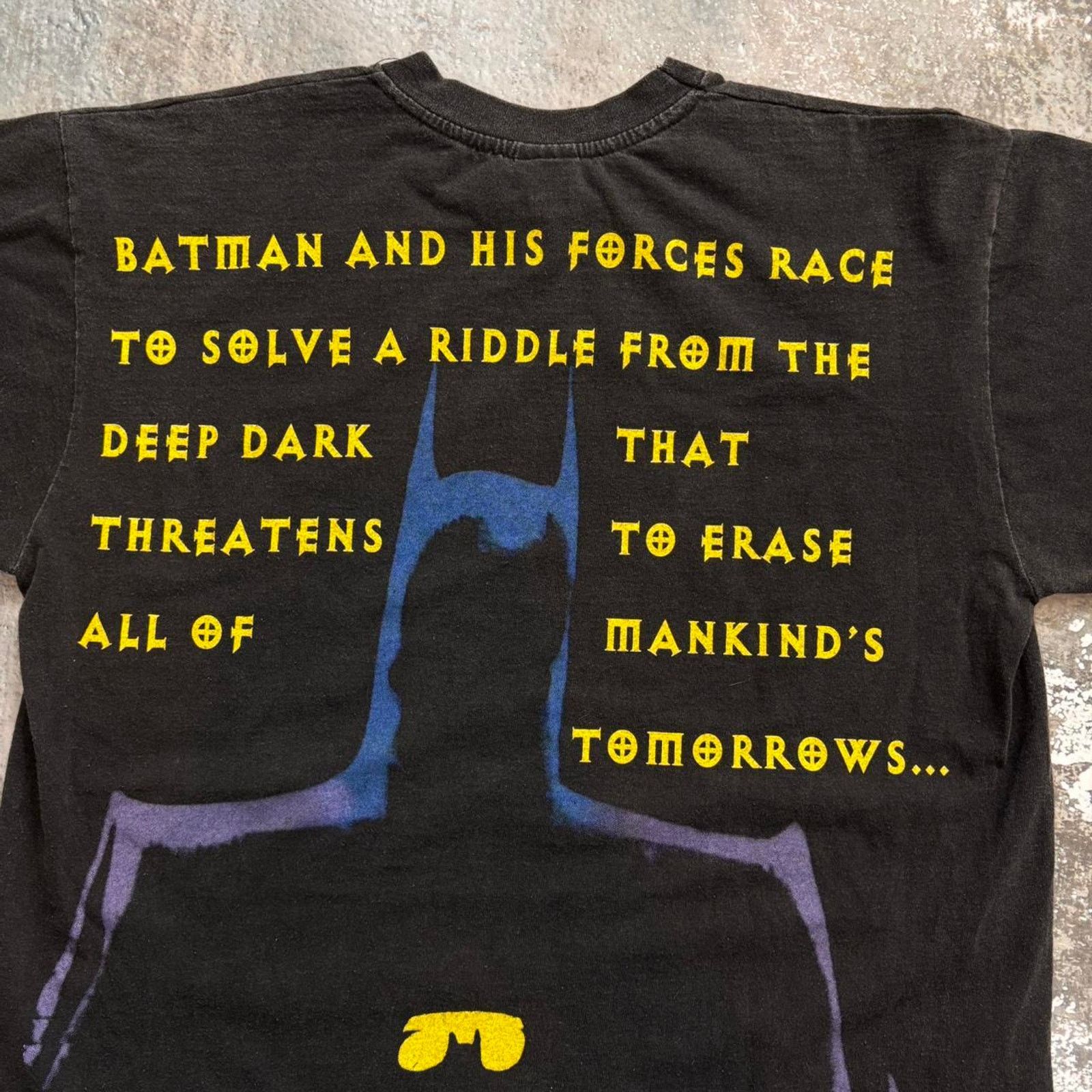 Vintage Vintage 90s Batman Ressurection T Shirt. Mexico Peyote Size US L / EU 52-54 / 3 - 3 Thumbnail