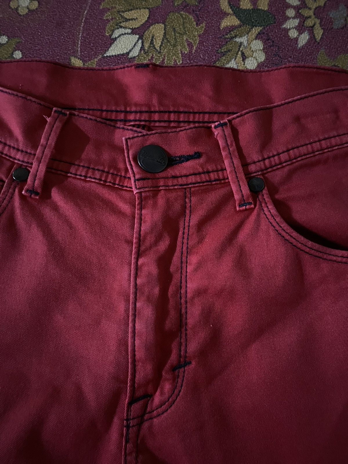 Japanese Brand 🔥RARE🔥🔥Vintage Wrangler Punk Design Style Size US 30 / EU 46 - 7 Thumbnail