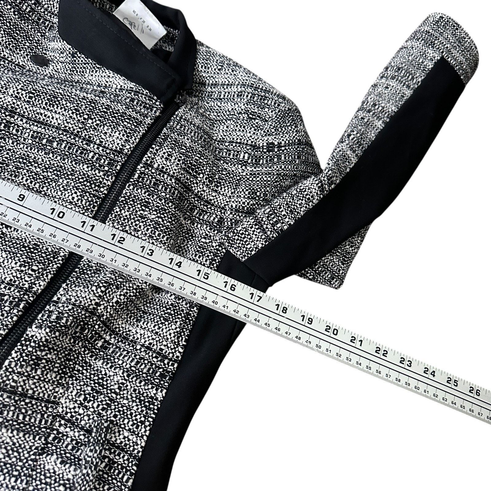 Akris Akris Punto 3-Piece Tweed Dress Zip Jacket & Belt Women 6 Size 28" / US 6 / IT 42 - 11 Thumbnail
