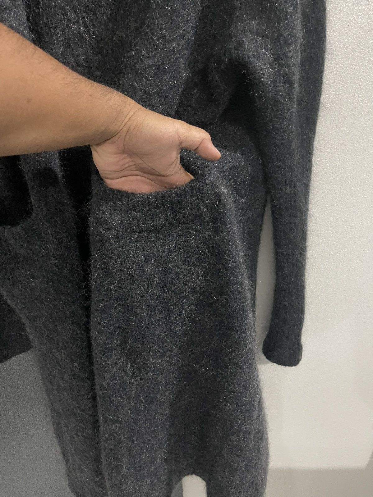 Acne Studios Acne Studios Raya Wool And Mohair Blend Cardigan Size S / US 4 / IT 40 - 12 Thumbnail