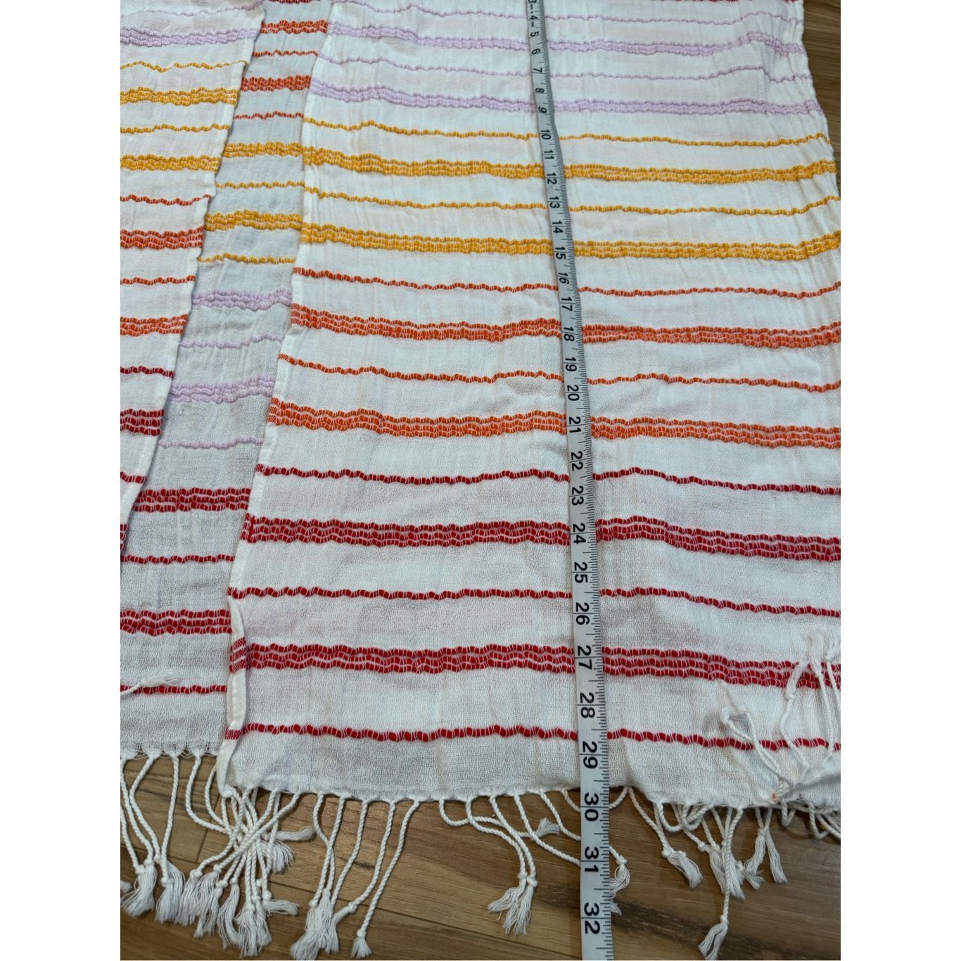 Other Aerie striped cotton kimono cover-up with fringe one size Size XL / US 12-14 / IT 48-50 - 4 Thumbnail