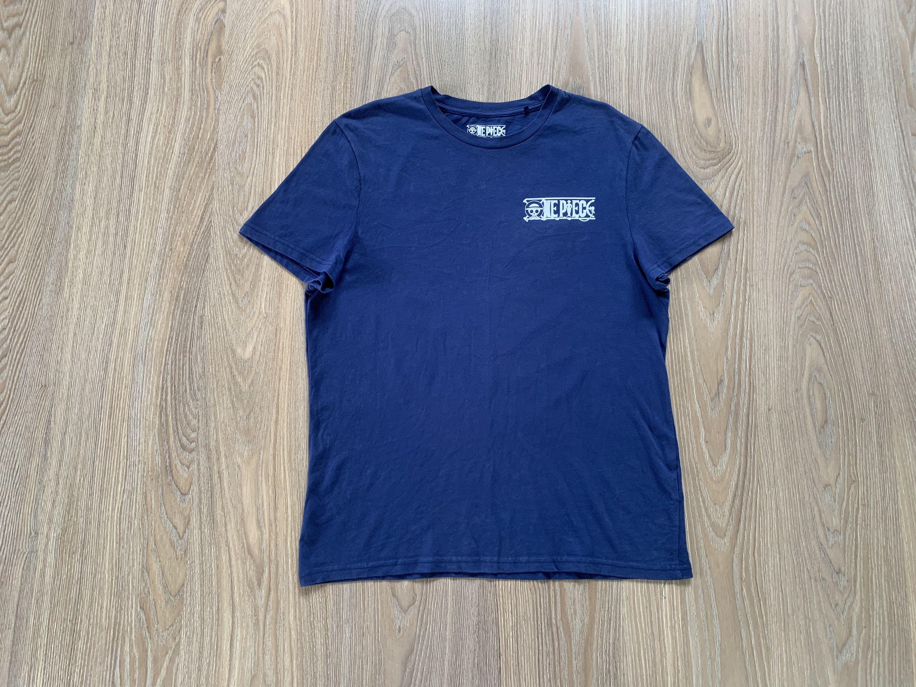 Primark One Piece Anime Crew Neck Blue Printed T Shirt Size US XS / EU 42 / 0 - 10 Thumbnail