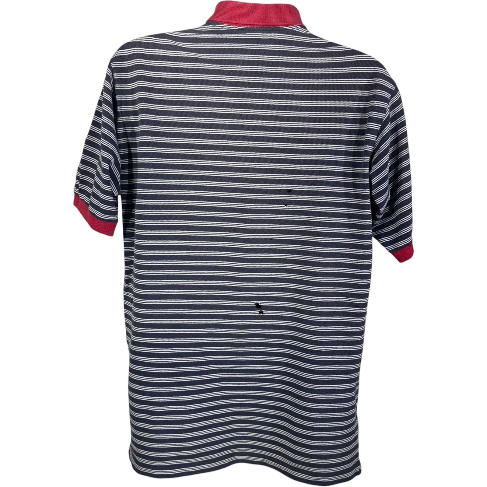 Polo Ralph Lauren Polo Ralph Lauren Small Horse Striped Short Sleeve Polo Size US L / EU 52-54 / 3 - 5 Thumbnail