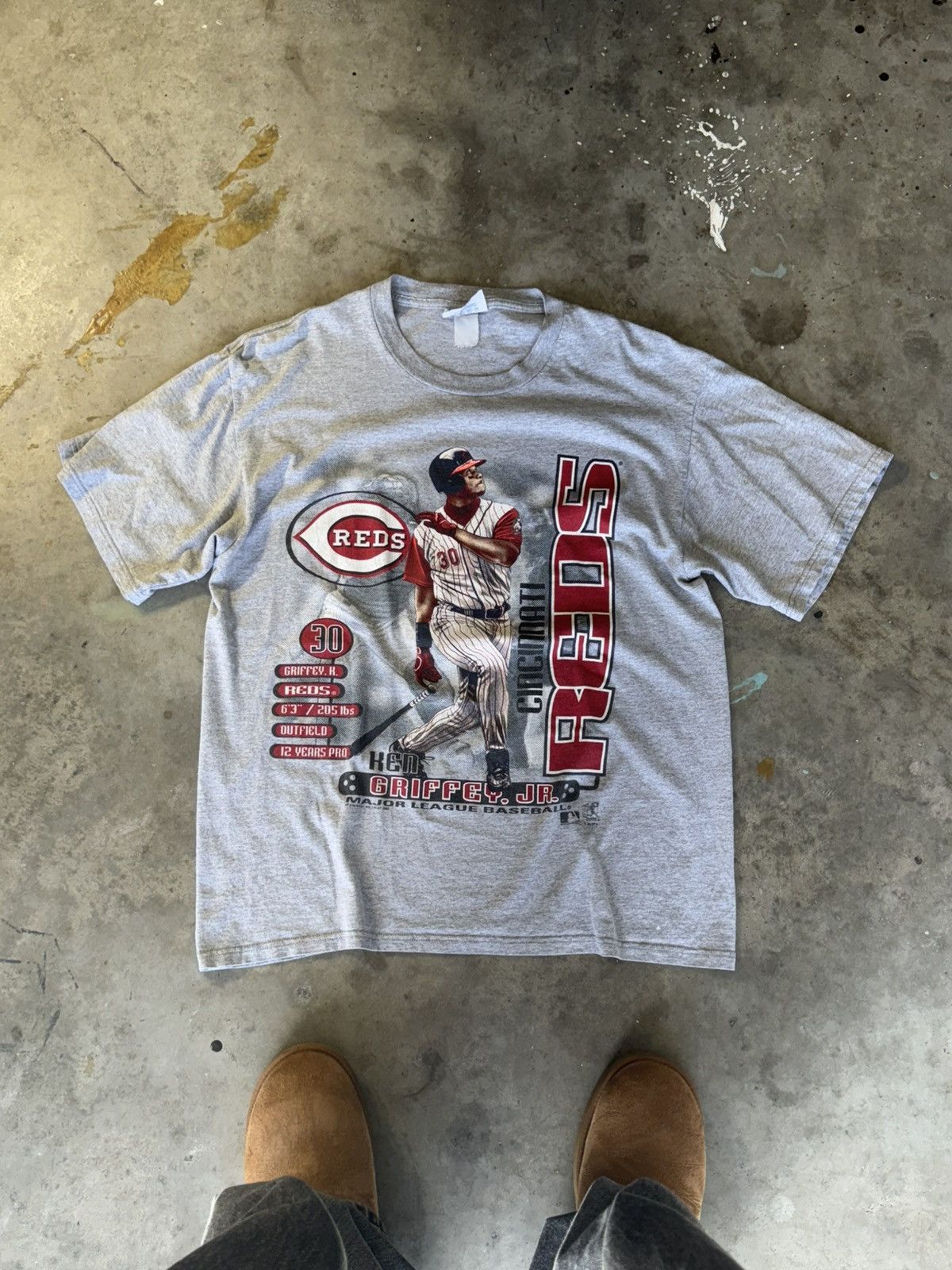 MLB × Vintage 2000s Ken Griffey Jr Reds Tee CSA Large Size US L / EU 52-54 / 3 - 1 Thumbnail