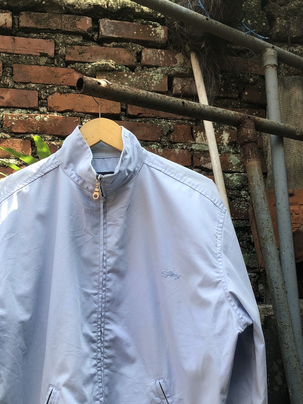 Stussy × Vintage Work jacket stussy 90s baby blue Size US L / EU 52-54 / 3 - 1 Thumbnail