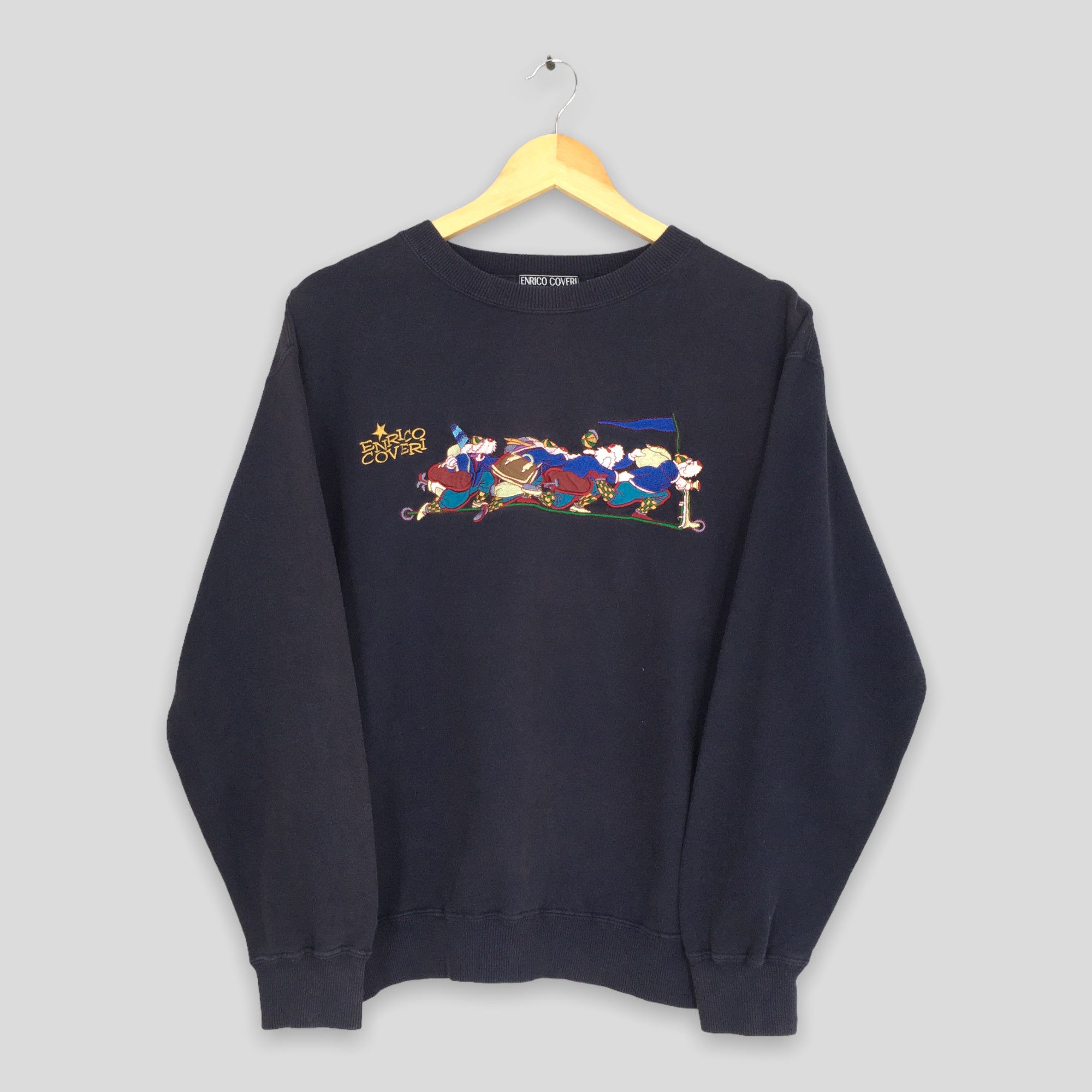 Enrico Coveri × Vintage Vintage Enrico Coveri Bandiera Sweatshirt Medium Size US M / EU 48-50 / 2 - 1 Thumbnail