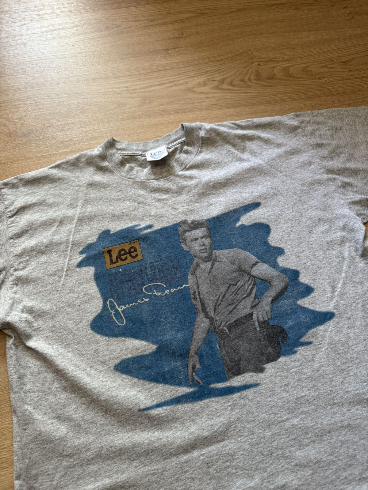 Lee Vintage 90’s Lee x James Dean Iconic Movie Workwear T-Shirt Size US XL / EU 56 / 4 - 2 Thumbnail