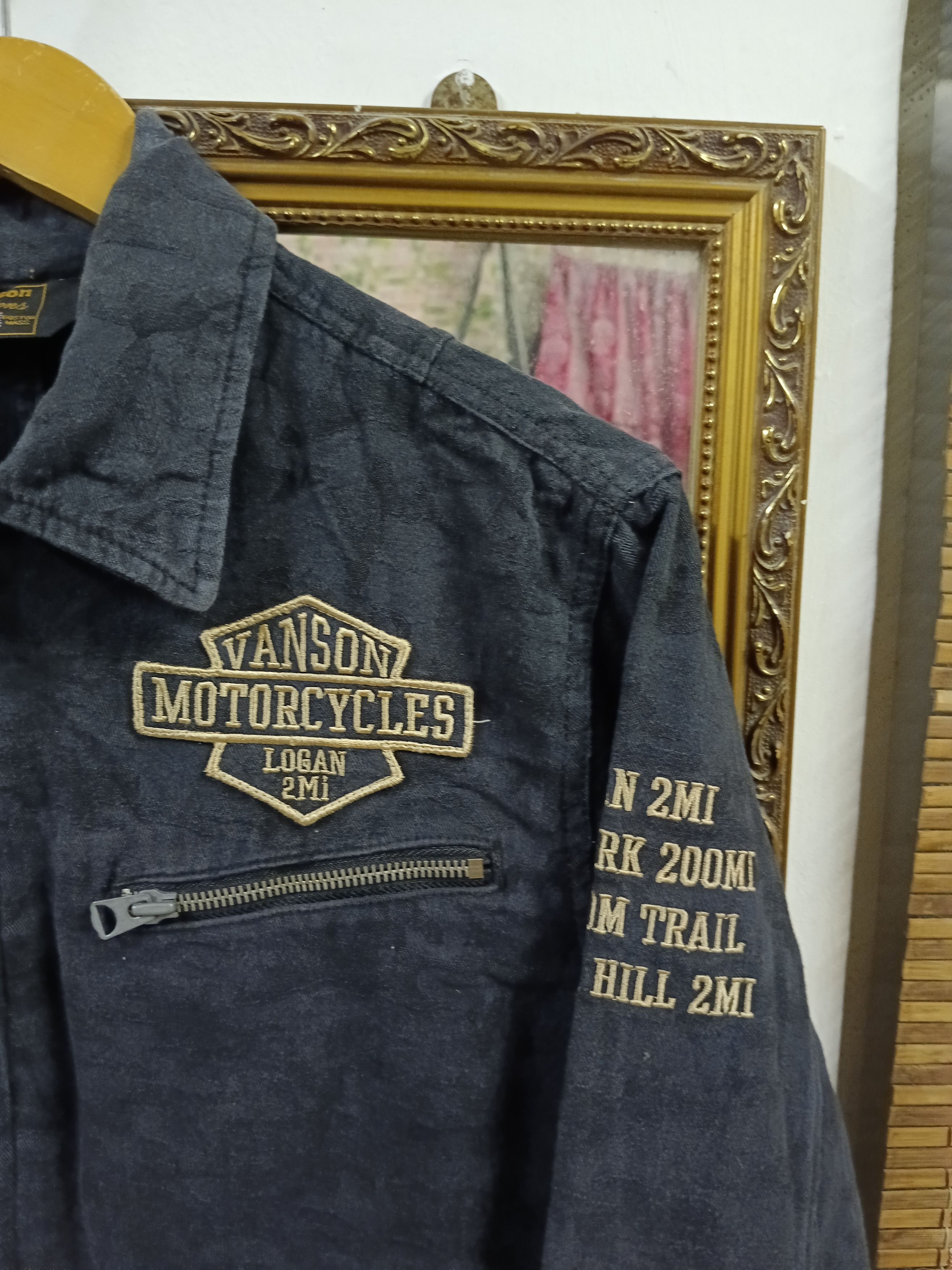 Vanson Leathers RARE🔥VANSON LEATHER MOTORCYCLE SACRED TEAM Size US M / EU 48-50 / 2 - 4 Thumbnail